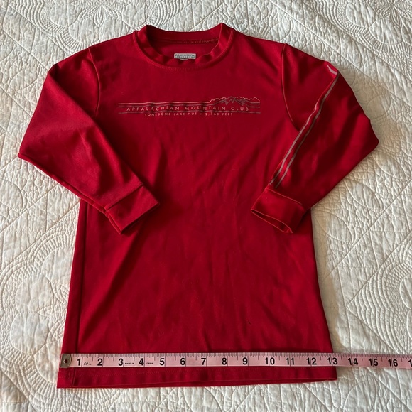 Red Long Sleeve Size Small Appalachian Mountain Club Insulated Shirt - Picture 1 of 7